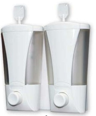手动皂液机，双头手动皂液机(图1)