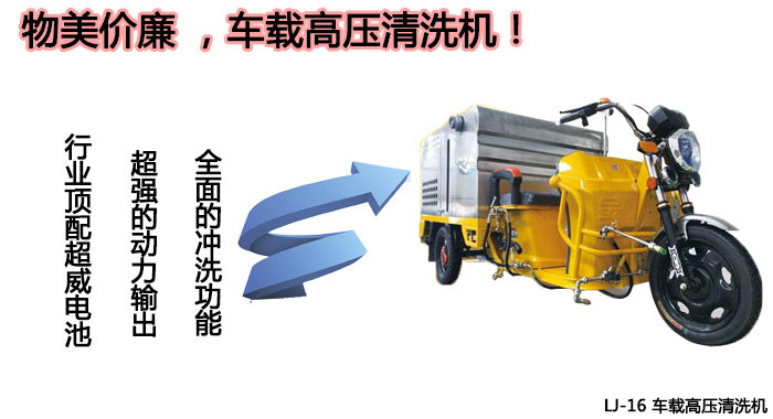 市政道路车载高压清洗机,澜洁高压清洗机(图2)